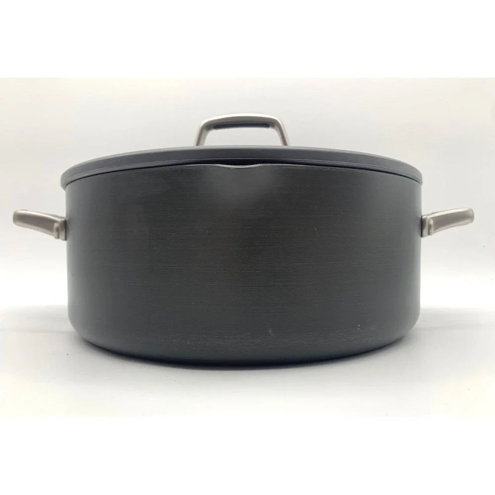 Calphalon Hard Anodized Dutch Oven 5 Qt 8785 with Glass Straining Lid Nonstick